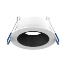 Noxion Faretti LED Ares Profondo ring Bianca - con Inner Il Anello Nero | Ritaglio 68mm - incl. GU10 Fitting