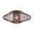 Good&Mojo Luce da soffitto Maui Bambù Burgundy L | Adatto per 1x E27 