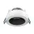Noxion Faretti LED Ares Profondo Bianca 6W 540lm 927-940 3CCT - con Inner Il Anello Nero | Ritaglio 68mm