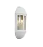 Ansell LED Luce da parete Latina Metà  Lanterna Bianca - Adatto per E27 fino 42W | IP65 - Sensore di luce