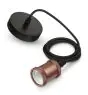 Porta lampada E27 Portalampada Philips Cord Vintage Filamento E27 Rosa Oro LED