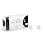 D'Lite Luce da soffitto Beitem Metallo Ghiaccio Bianca FSC Legna | Adatto Per 4x GU10