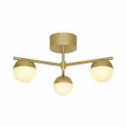 Nordlux Contina Luce da soffitto Metallo Ottone | Adatto per 3x G9
