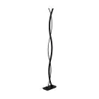 Eglo Lampada da terra Lasana 3 Acciaio Aluminium Nero 17W 2300lm - 830 Luce Calda -  | IP20