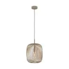 Eglo Luce Pendente Romazzina Acciaio Levigato | IP20 - Adatto per 1x E27 